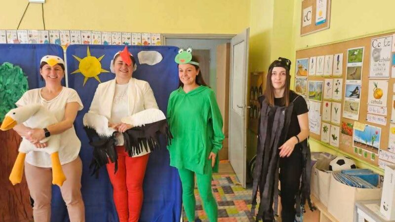 pierwszy dzien wiosny i kolorowa skarpetka 6